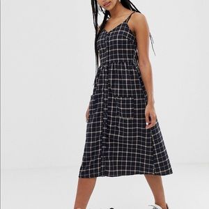 ASOS Daisy Street button up midi sundress